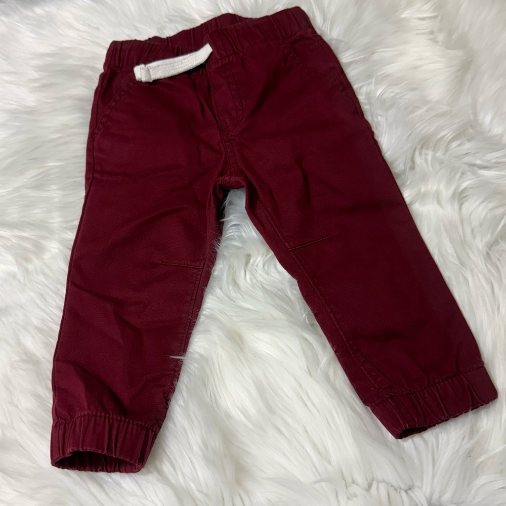 Cat & Jack 18M Burgundy Jogger Pants